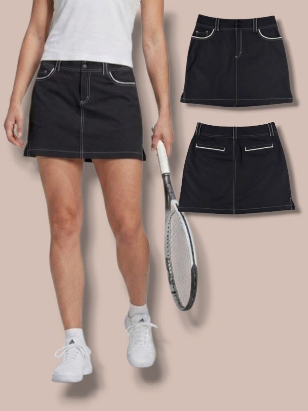 Like New 🌷Adidas Climacool Black Women Athletic Golf/Tennis Mini Skirt